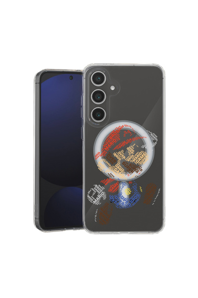 bestcase Carcasă antișoc MagSafe TPU pentru Samsung Galaxy A56, Caligrafie Su...