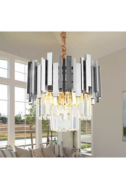 Alessandro DESIGN Candelabru de cristal BLOIS Nobile 5xE14, diametru 40cm, ar...