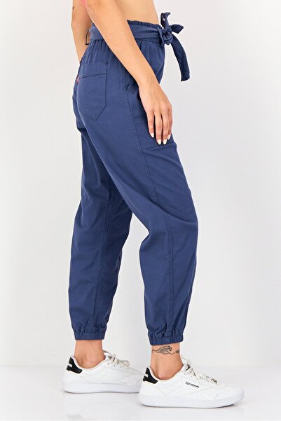 Levi's Women Regular Fit Plain Jogger Pants, Slate Blue