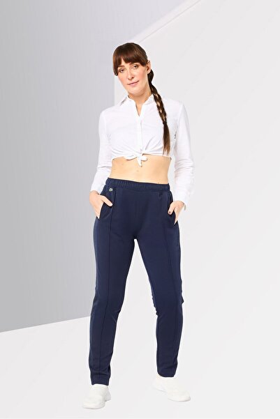 Lacoste Sport Women Sportswear Fit Drawstring Outdoor Track Pants, Navy