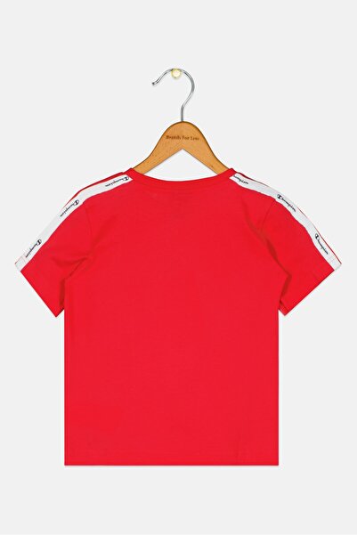 Champion Toddlers Boy Short Sleeve Brand Logo T-Shirt, Red