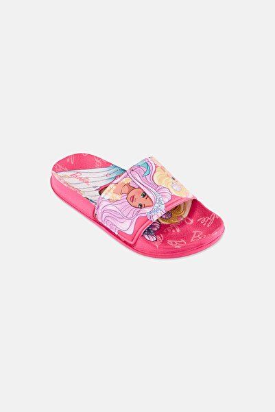 Barbie Kids Girl Slip On Slides, Multicolor