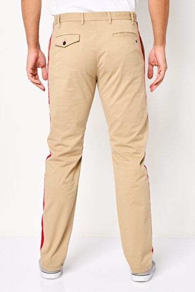 Tommy Hilfiger Men Regular Fit Solid Chino Pants, Tan