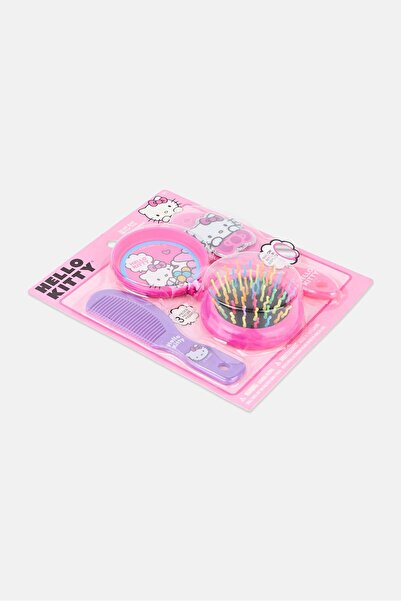 SANRIO Hello Kitty Hair Brush And Mirror Set On Card