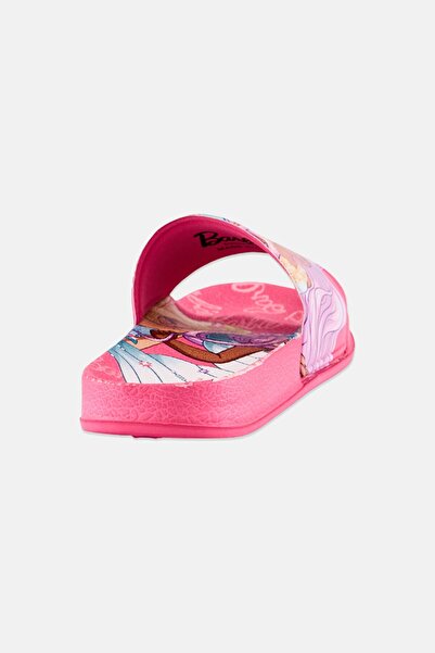 Barbie Kids Girl Slip On Slides, Multicolor