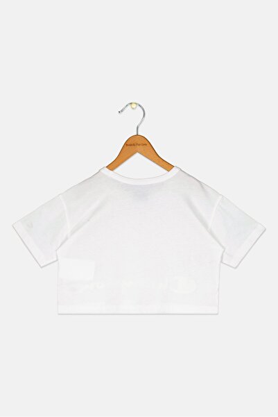 Champion Kids Girl Oversized Fit Short Sleeves Outdoor T-shirts, White