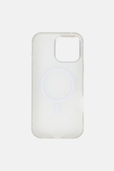 Levelo iPhone 16 Pro Max Opulis Magsafe Compatible Protective Case, White