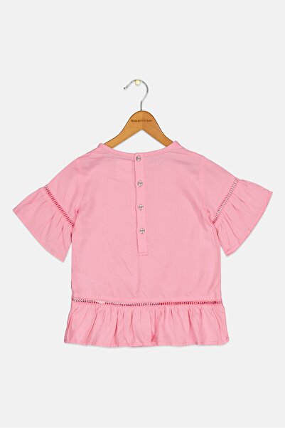 Levi's Toddlers Girl Plain Short Sleeves Top, Pink