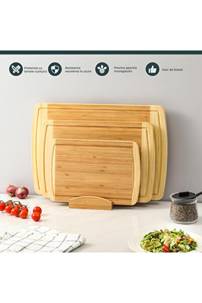 Elindor Set de 3 tocătoare Elindor®, ideale pentru tăierea și servirea legume...