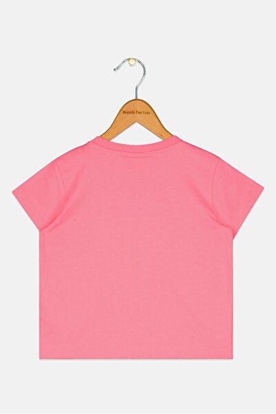 Champion Toddlers Girl Brand Logo Short Sleeve T-Shirt, Pink