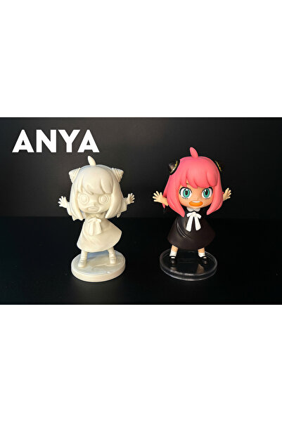 BellisiaHome Spy x Family Anya Forger Figür – Boyanabilir Koleksiyonluk Anime...