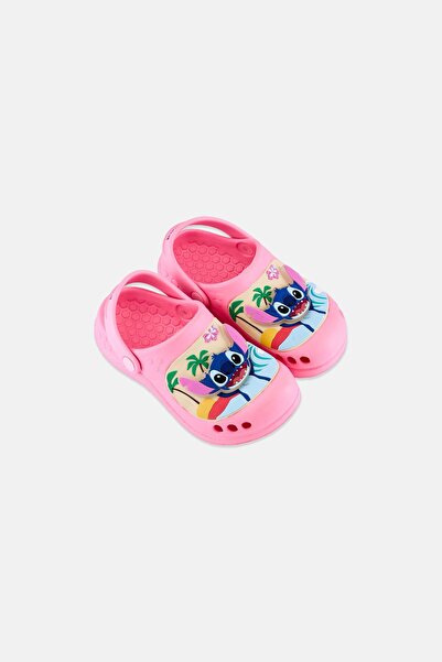 Disney Kids Girl Lilo And Stitch Slingback Clogs, Pink