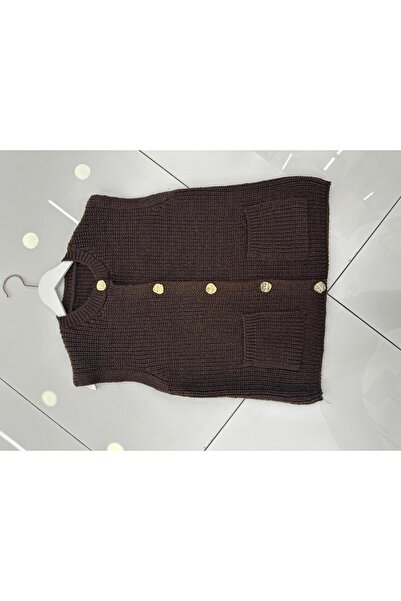 RECEP AYDIN Плетена жилетка със златни копчета