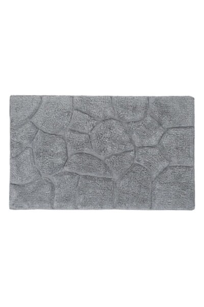 OEM Covoras de baie, cu model pietre, gri, 80x50cm