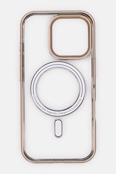 Levelo iPhone 16 Pro Elio PC Case With Camera Ring Stand, Gold