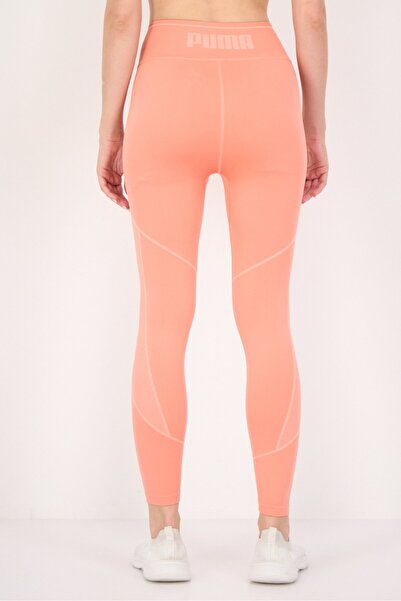 Puma Women Sportswear Fit Brand Logo Training Leggings, Peach