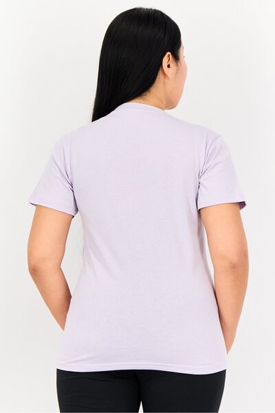 adidas Women Sportswear Fit Short Sleeve Outdoor T-Shirt, Lilac