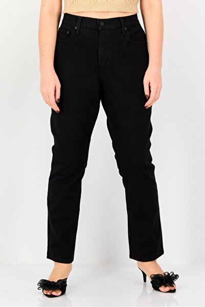Levi's Women Straight Fit Solid Stretchable Jeans, Black