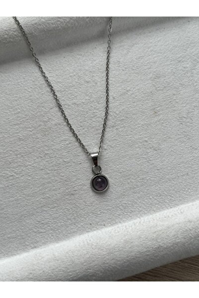 Pel Design قلادة فولاذية مصنوعة يدويًا بحجر العقيق الأقل تكلفة