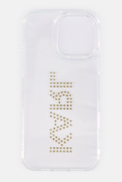 Karl Lagerfeld iPhone 16 Pro Max Metallic Logo Protective Case, Transparent