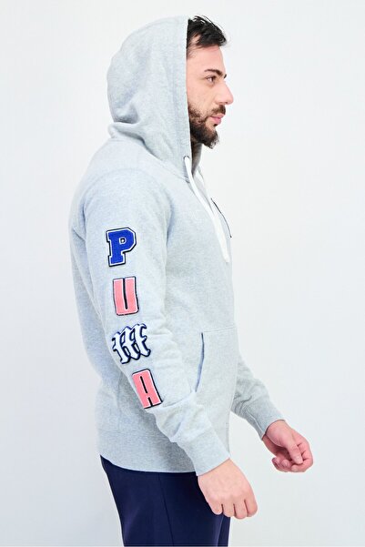 Puma Select Men Sportswear Fit Long Sleeves Hoodie, Light Grey