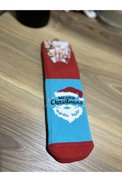 Lilyy Çorap Women's Thermal Christmas Themed Towel Socks