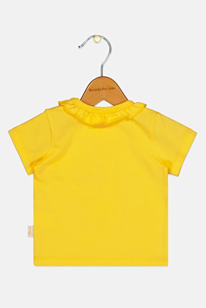 Sophie Toddlers Crew Neck Short Sleeve Graphic Print T-Shirt, Yellow