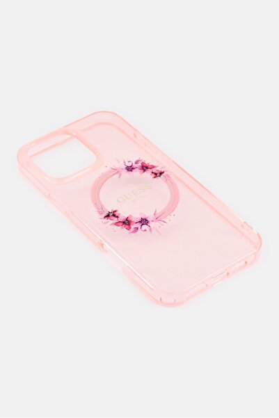 Guess iPhone 16 Pro Max Brand Logo Magsafe Protective Case, Pink