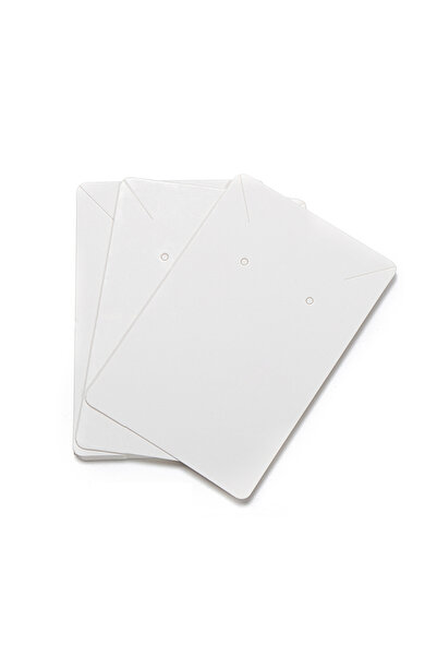 Choice 6 × 9 سم لون أبيض 50 قطعة/الوحدة 6 × 9 سم بطاقات ورق كرافت أقراط قلادا...