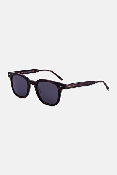 Tommy Hilfiger Men 20756608648IR Square Sunglasses, Brown Havana