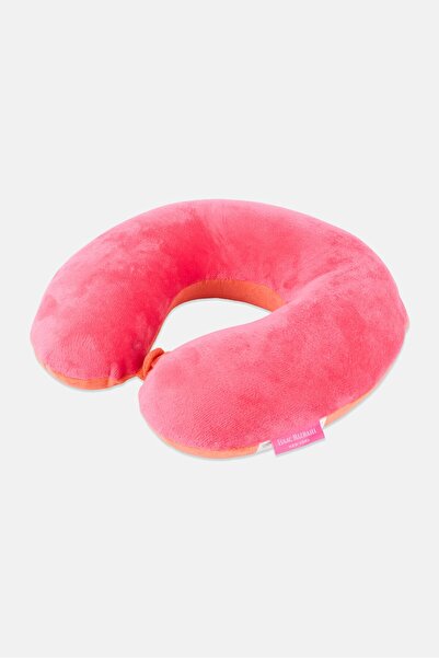 ISAAC MIZRAHI Travel Neck Memory Foam Pillow, Multicolor