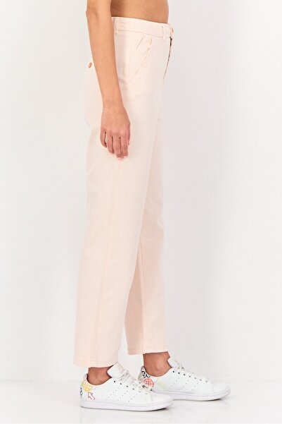 Reiko Women Regular Fit Solid Chino Pants, Pink