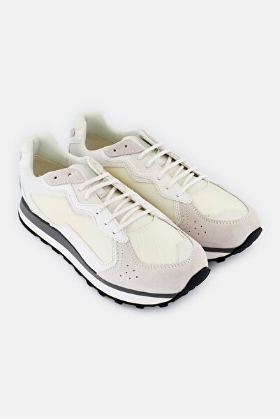 Armani Exchange Men Brand Logo Lace Up Casual Shoes, Multicolor