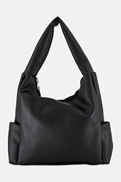 Lucky Bees Women Solid Shoulder Bag, Black