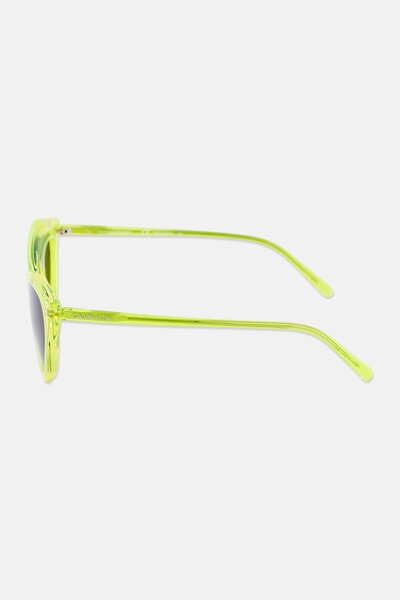 Calvin Klein Men BC497844 Cat Eye Uv Protection Sunglasses, Yellow