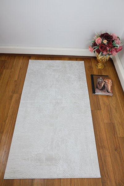 DEKOMOD Dijital Baskı Dört Mevsim Kaymaz Taban Yıkanabilir Koridor Mutfak ve Oda Kesme Yolluk Halı