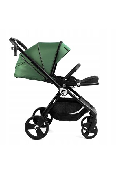 Kidnort Reversible stroller for children, with compact folding, adjustable backrest and visor Isbjorn Gre