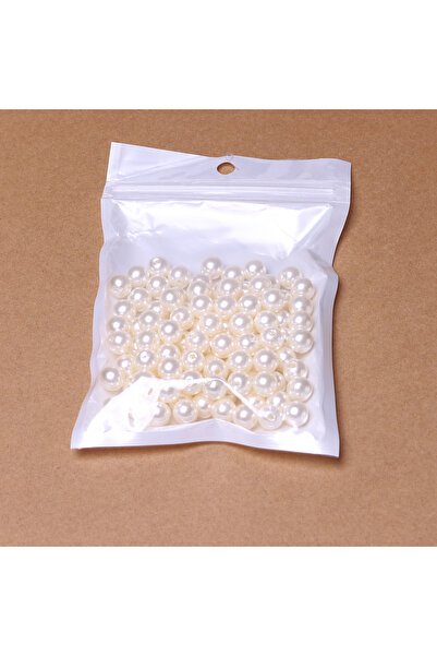 choice2 10mm 100pcs 4-14mm ABS Imitation Pearl Ivory Pearl Beads with Hole Cr...