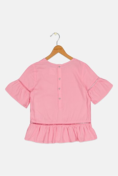 Levi's Kids Girl Plain Short Sleeves Top, Pink