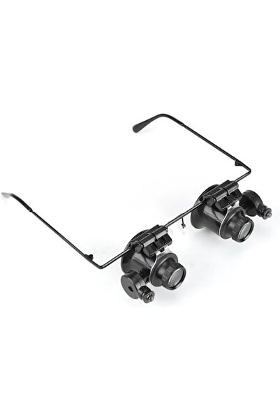 dalimag Ochelari cu lupa, 165x150x45mm, 20x, Abs/Metal, Negru