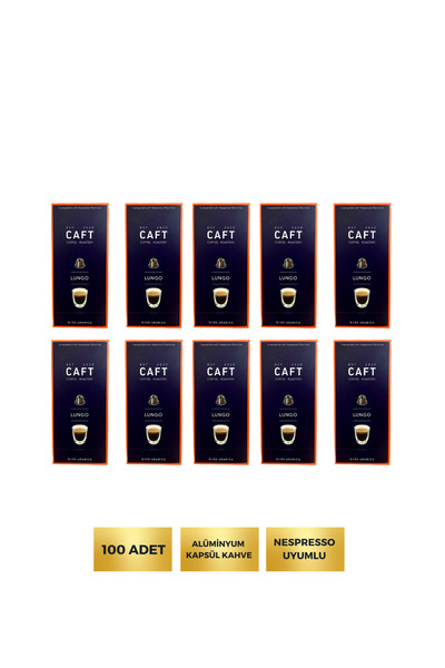 CAFT COFFEE قهوة كبسولات لونجو الألومنيوم