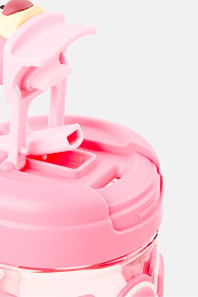 Disney Pixar Strawberry Bear Series Doll Handheld Water Bottle 680 ml, Pink