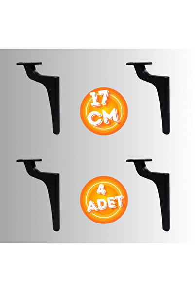 CAN METAL 17 CM METAL ZİRVE AYAK KOLTUK AYAĞI MOBİLYA AYAĞI ÜNİTE AYAĞI KONSO...