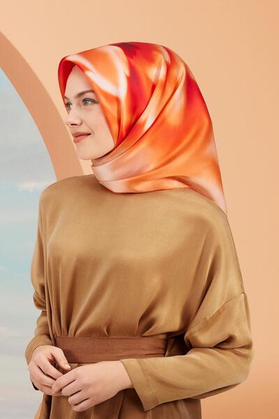 Armine İpek Eşarp - 9124D-86 - Tivil