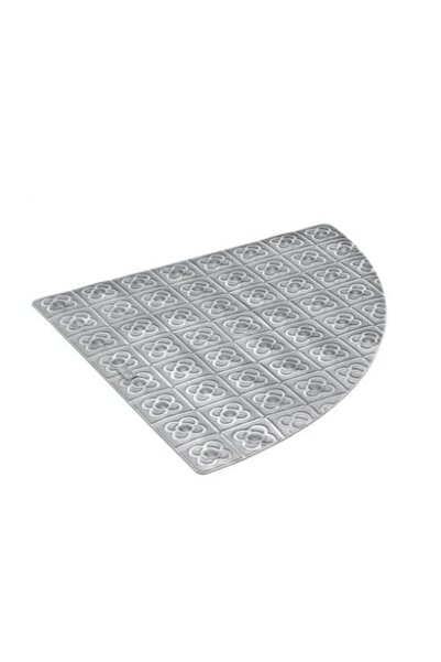 OEM Barcelona bath mat, gray color, product size 47 x 47 cm, made of PVC, non-slip