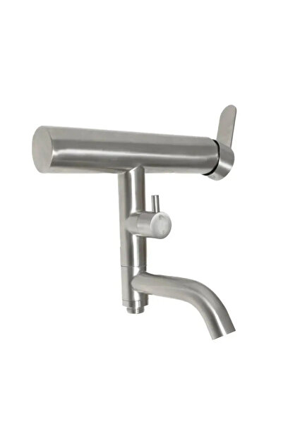 KORMAN TECHNIK Shower Cabin Faucet, Stainless Steel, Satin Gray