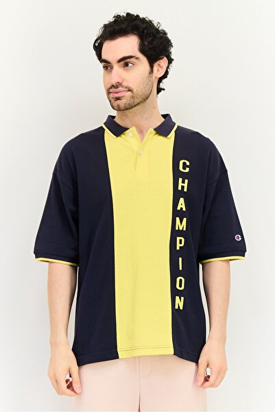 Champion قميص بولو رجالي رياضي بأكمام قصيرة مناسب للأنشطة الخارجية، متعدد الأ...