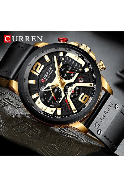 Curren , Men's Casual Watch, Analog Display, Quartz Movement