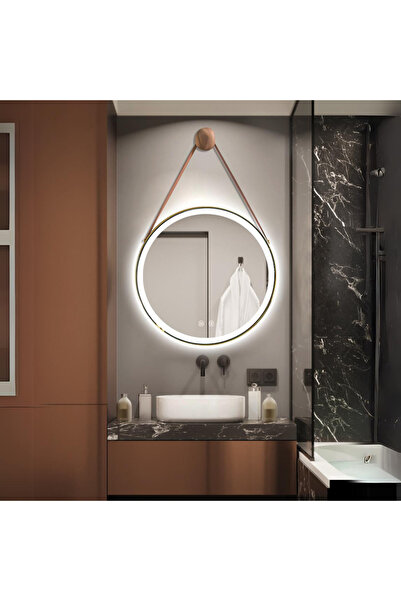 Smack Oglindă LED și tactilă cu funcție de dezaburire, 3 tipuri de lumină, 60...