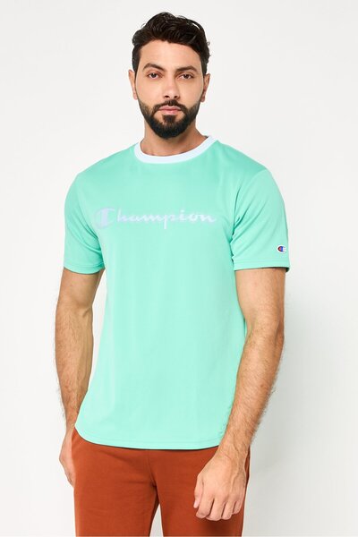 Champion Men Sportswear Fit Short Sleeve Outdoor T-Shirt, Green